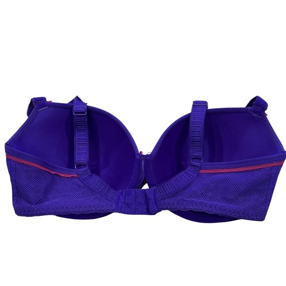 Freya AA1704 Deco Vibe Womens 34I Underwired Full Coverage Bra Purple - Picture 4 of 5